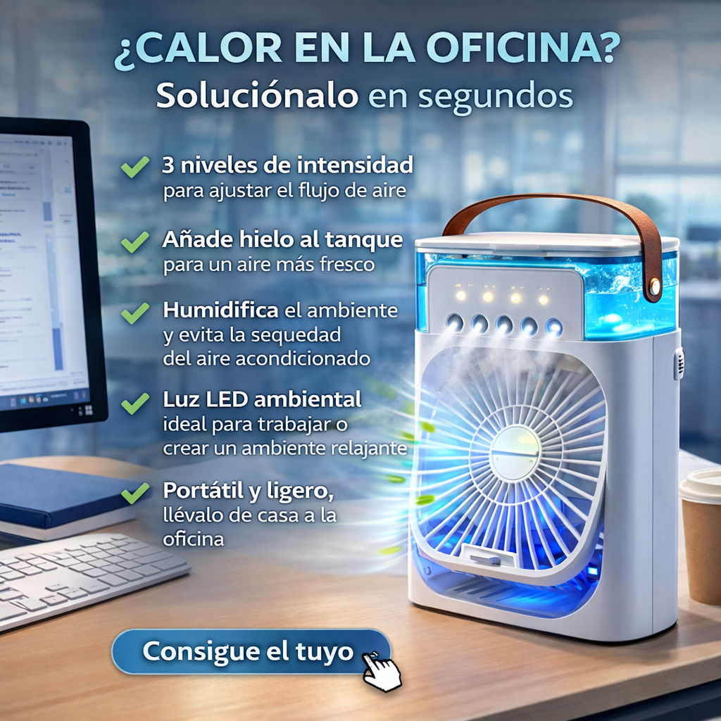 Ventilador Humidificador BrisaCool