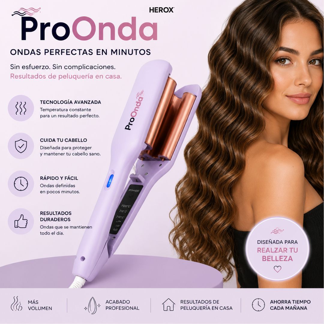 Ondulador de pelo ProOnda